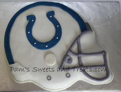 Colts Helmet Cake - Cake by Pam