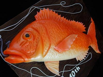 Fishy Fortieth - Snapper Cake - Cake by Eleanor Heaphy