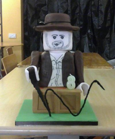 Lego Indiana Jones - Cake by nonnynoo