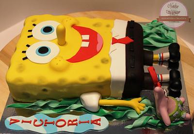 Tarta de Bob Esponja, SpongeBob cake - Cake by Machus sweetmeats