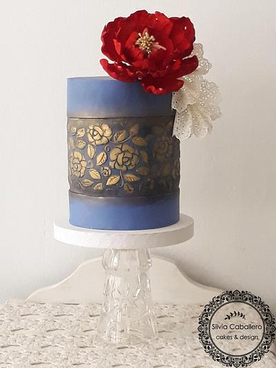 L' amour en bleu - Cake by Silvia Caballero