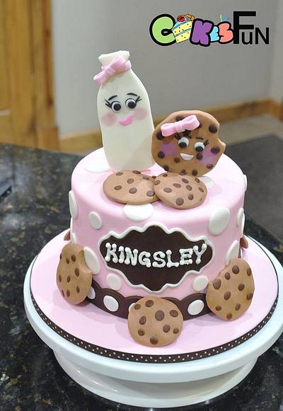 Cookies and Milk - Cake by Cakes For Fun