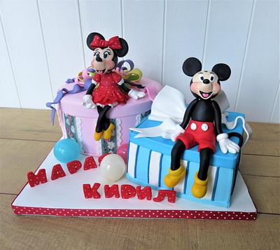 Minnie and Mickey Mouse - Cake by Nora Yoncheva