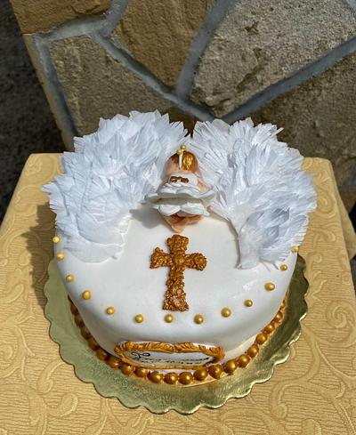 Baptismal cake  - Cake by Gabriela Vashek