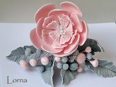 Winter Flower - Cake by Lorna