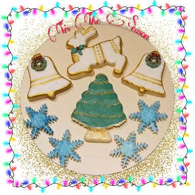 Decorated Christmas Cookies - Cake by Eicie Does It Custom Cakes