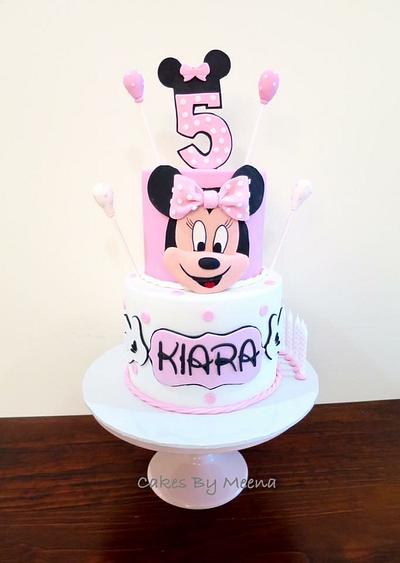 Pink Minnie Mouse cake - Cake by Meena Marolia (Cakes By Meena)