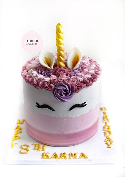 Unicorn cake  - Cake by Fattoush 