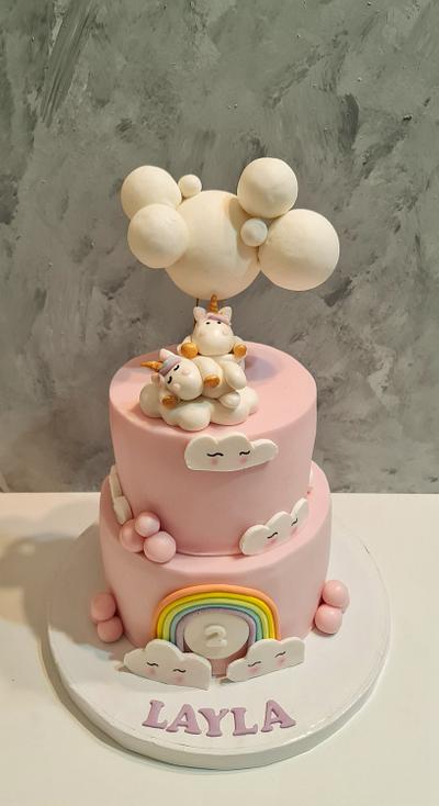 Baby Unicorn Cake  - Cake by Menna Medhat 