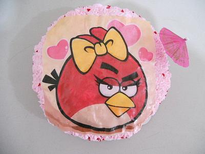 ANGRY BIRD CAKE!! - Cake by Karen de Perez