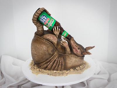 Armadillo cake  - Cake by ChrislynnsConfections