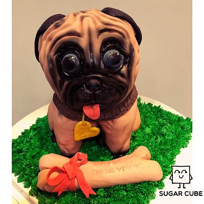 Pug - Cake by George V @ Sugar Cube