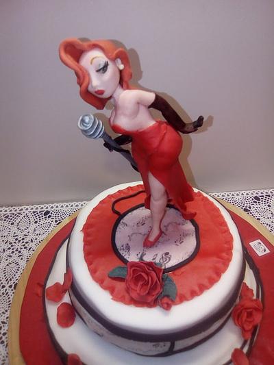 jessica rabbit cake - Cake by Aurelia'sTartArt