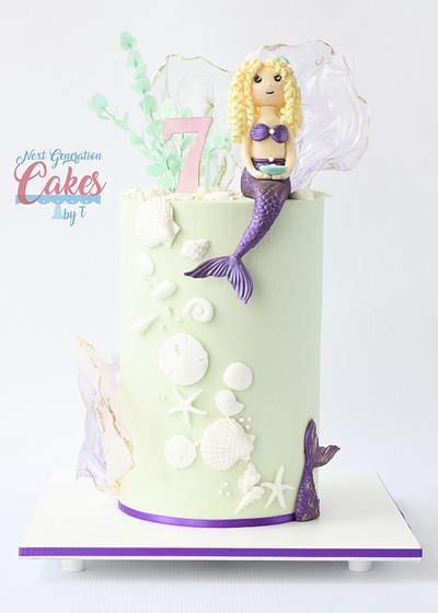 Mermaid Birthday Cake  - Cake by Teresa Davidson