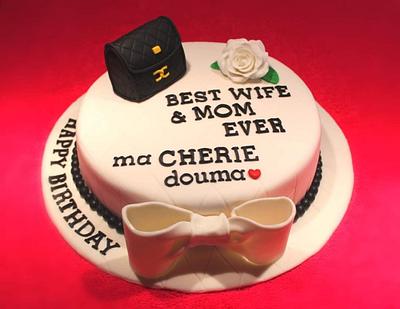 Best Mom and Best Wife Cake - Cake by Shilpa Kerkar
