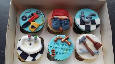 Cupcakes for a plumber  - Cake by Karen's Kakery