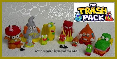 The Trash Pack! The Gross Gang in your Garbage! Cake toppers... - Cake by Mel_SugarandSpiceCakes