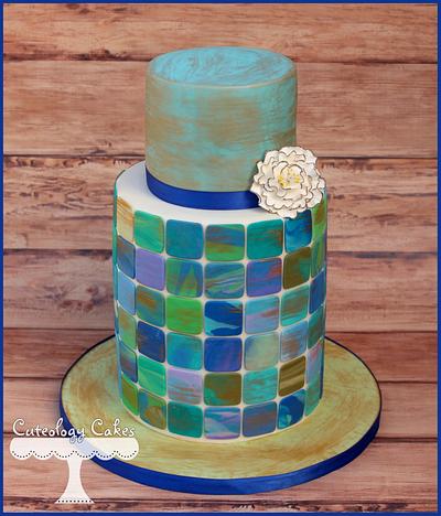 Mosaic Cake - Cake by Cuteology Cakes 