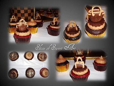 Louis Vuitton cupcakes - Cake by Slice of Sweet Art