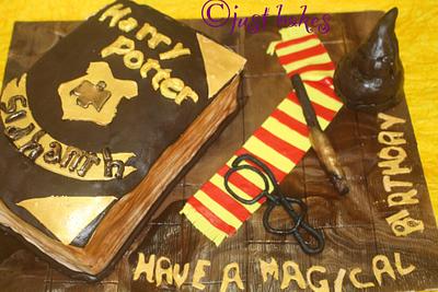 Harry Potter book - Cake by JustBakes