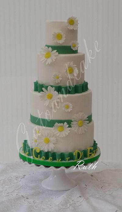 Spring wedding cake - Cake by Ruth - Gatoandcake