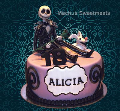 Tarta de Jack Skeleton, Cake of Jack Skeleton - Cake by Machus sweetmeats