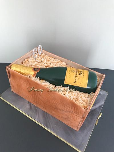 Veuve Clicquot cake! - Cake by Penny Sue