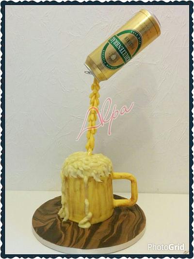 Beer Mug - Cake by Alpa Jamadar