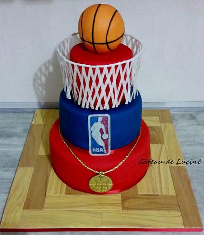 Basketball theme - Cake by Gâteau de Luciné