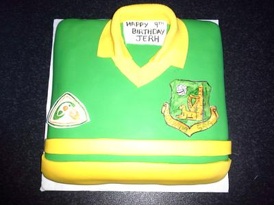 Kerry jersey.  - Cake by Cakes2di4kerry