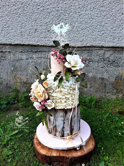 Wedding cake  - Cake by Cakesbymartina