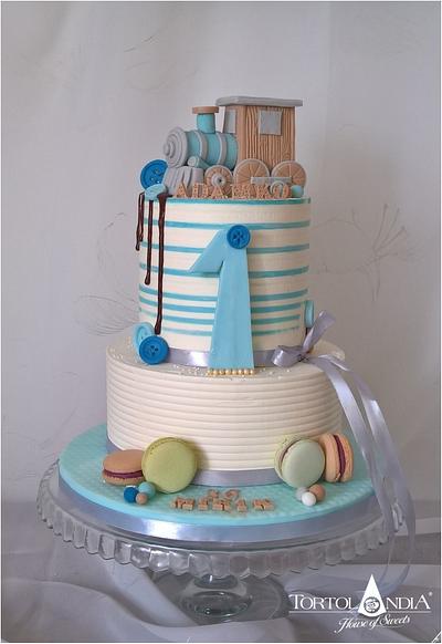First birthday cake  - Cake by Tortolandia