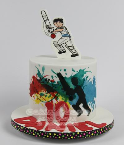 Cricket theme for Daniel's 10th Birthday - Cake by Suzanne Readman - Cakin' Faerie
