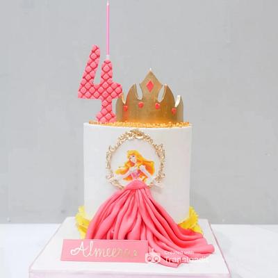 Simple Princess Birthday Cake - Cake by Dapoer Nde