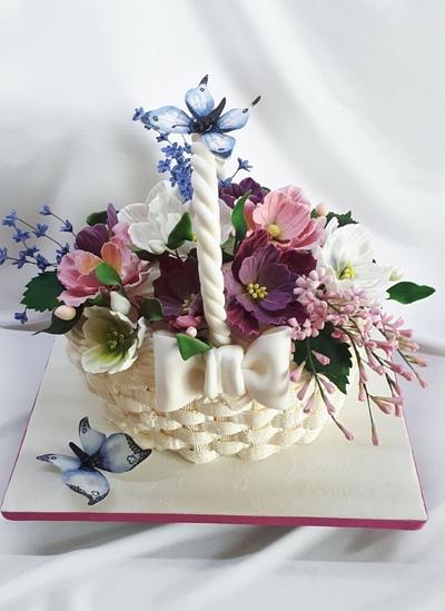  basket of flowers - Cake by Kaliss
