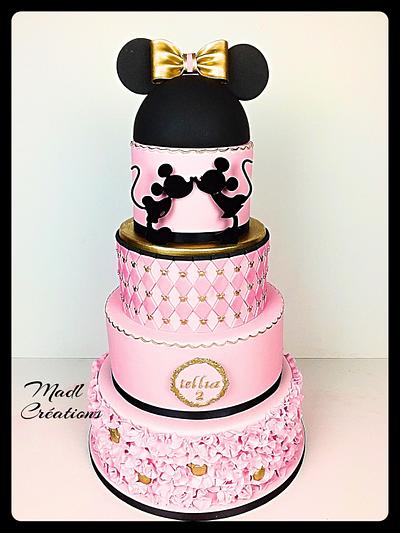 Minnie cake princess - Cake by Cindy Sauvage 
