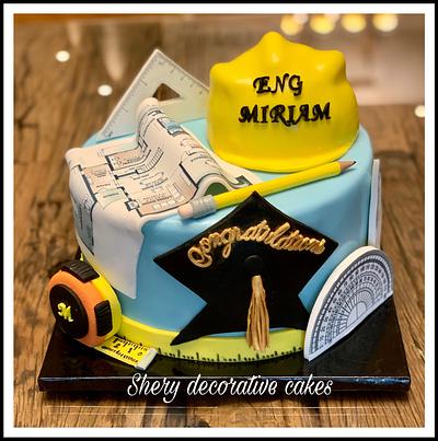 Engineer Graduation cake  - Cake by Shereen Adel 