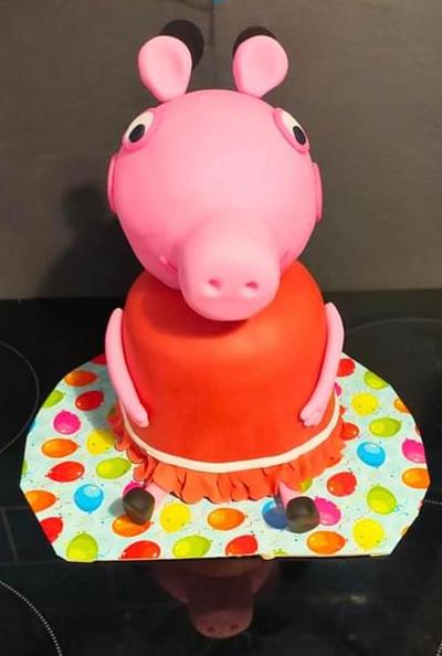 Peppa Pig Birthday Cake  - Cake by artyju