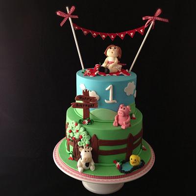 Scarlett's Farmyard - Cake by cjsweettreats