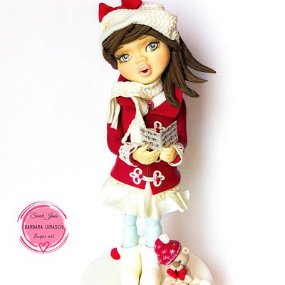 Christmas doll - Cake by Sweet Janis