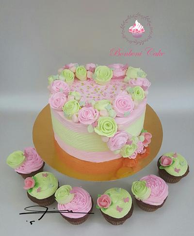 Lemon and pink - Cake by mona ghobara/Bonboni Cake
