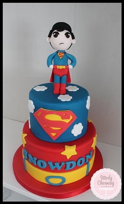 Superman cake - Cake by  Utterly Charming Cakes