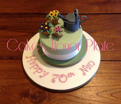 A cake for a gardener - Cake by Cakes Honor Plate