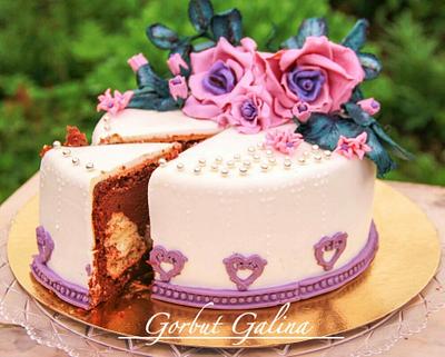 Rose - Cake by Galinasweet