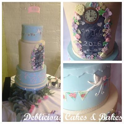 Wedding cake for Hannah and Matt - Cake by debliciouscakes