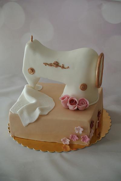 Sewing machine - Cake by Klara Liba