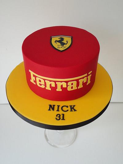 Ferrari cake - not my original design - Cake by Krumblies Wedding Cakes