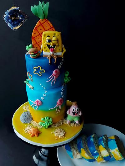 Sponge bob cake - Cake by Tasnuta Cake Artistry ( TASNUTA ALAM)