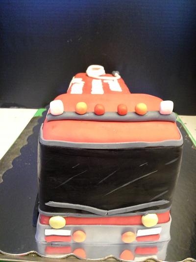 Fire Truck - Cake by Melissa Walsh