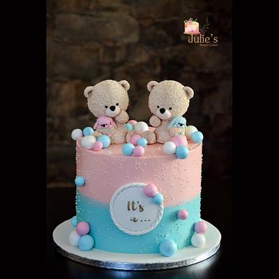 Boy or girl cake <3  - Cake by Julie's Sweet Cakes